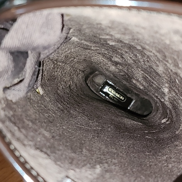 Tristee Shiny Rubber Khaki Chestnut Boots. New with tags A-2 - Picture 8 of 11